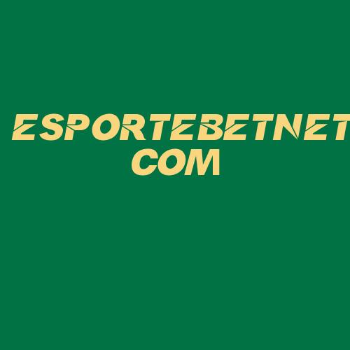 Logo da ESPORTEBETNET